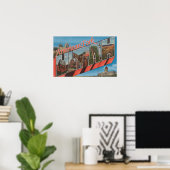 Amerikaanse vork, Utah - grote lettertjes Poster (Thuiskantoor)