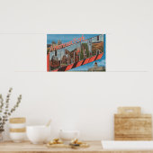 Amerikaanse vork, Utah - grote lettertjes Poster (Keuken)