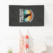 Amerikaanse Vosshond Emotionele Ondersteuning Mens Spandoek (Insitu)