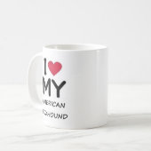 Amerikaanse vosshond koffiemok (Voorkant links)