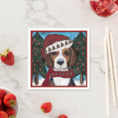 Amerikaanse vosshond  servet (Insitu)