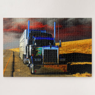 Amerikaanse Vrachtwagen Grote Truck Legpuzzel