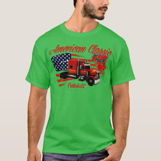 Amerikaanse vrachtwagen klassiek t-shirt
