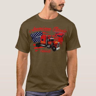 Amerikaanse vrachtwagen klassieker 1 t-shirt