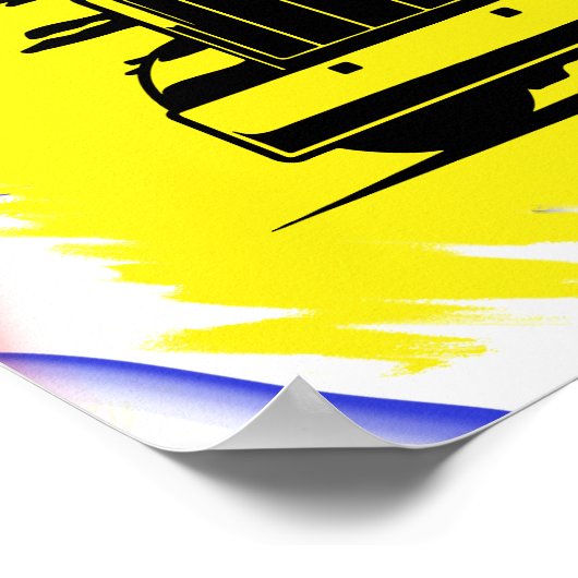 Amerikaanse vrachtwagen poster (Hoek)