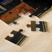 Amerikaanse vrachtwagen verschoven naar de rest legpuzzel (Zijkant)