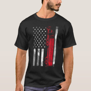 Amerikaanse vrachtwagenchauffeur 18 Wheeler Truc T-shirt
