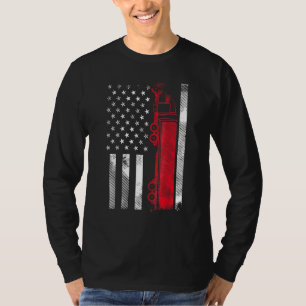 Amerikaanse vrachtwagenchauffeur 18 Wheeler Truc T-shirt