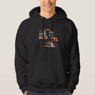 Amerikaanse vrachtwagenchauffeur 77 hoodie
