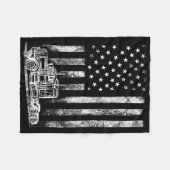 Amerikaanse vrachtwagenchauffeur Mannen Wom Fleece Deken (Voorkant (Horizontaal))