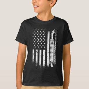 Amerikaanse vrachtwagenchauffeur t-shirt