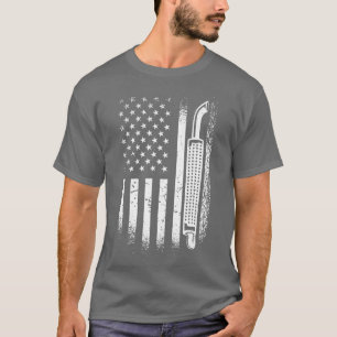 Amerikaanse vrachtwagenchauffeur t-shirt