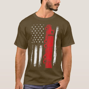 Amerikaanse vrachtwagenchauffeur Trucking Truc T-shirt