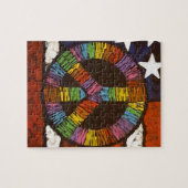 Amerikaanse vrede legpuzzel (Horizontaal)