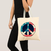 Amerikaanse vredes-gebaar tote bag (Voorkant (product))
