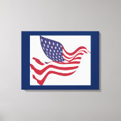 AMERIKAANSE VREDESDOVE CANVAS AFDRUK (Voorkant)