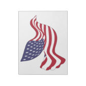 AMERIKAANSE VREDESDOVE NOTITIEBLOK (Linkerzijde)