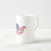 AMERIKAANSE VREDESDOVE PORSELEIN KOP (Voorkant rechts)