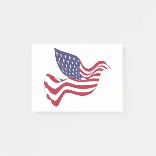 AMERIKAANSE VREDESDOVE POST-IT® NOTES (Voorkant)