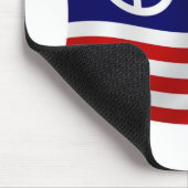Amerikaanse Vredesteken Vlag Muismat (Hoek)