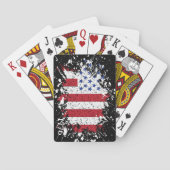 Amerikaanse Vredesvlag 1776 Amerikaanse staat Nati Pokerkaarten (Achterkant)