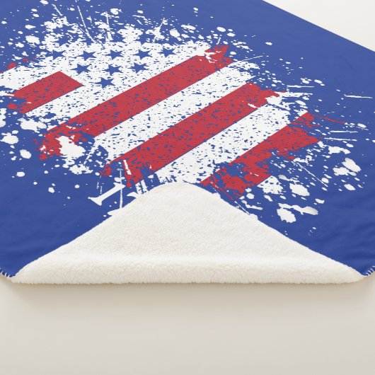 Amerikaanse vredesvlag 1776 Amerikaanse staat Nati Sherpa Deken (3/4)