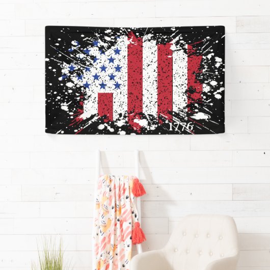 Amerikaanse vredesvlag 1776 Amerikaanse staat Nati Spandoek (Insitu)