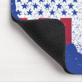 Amerikaanse vredesvlag Wij van de Verenigde Staten Muismat (Hoek)