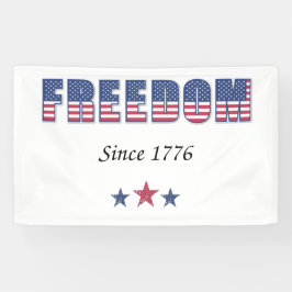 Amerikaanse Vrijheid 1776 Spandoek