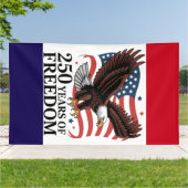 Amerikaanse Vrijheid 250‑Jaar Tribuut Spandoek (Buitenkant)