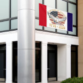 Amerikaanse Vrijheid 250e Verjaardag Spandoek (Buitenkant Gebouw)