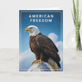 Amerikaanse Vrijheid Adelaar Kaart (Voorkant)