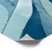 Amerikaanse Vrijheid en Vrijheid -  Waterverf Patr Poster (Hoek)