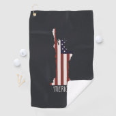 Amerikaanse vrijheid golfhanddoek (Insitu)