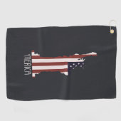 Amerikaanse vrijheid golfhanddoek (Horizontaal)