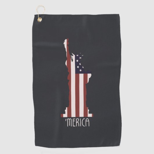 Amerikaanse vrijheid golfhanddoek (Voorkant)