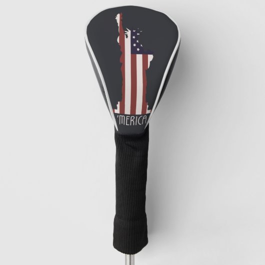 Amerikaanse Vrijheid Golfheadcover (Voorkant)
