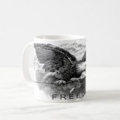 Amerikaanse VRIJHEID koffiemok (Voorkant links)
