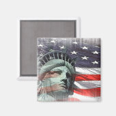 AMERIKAANSE VRIJHEID MAGNEET (Voorkant / Achterkant)