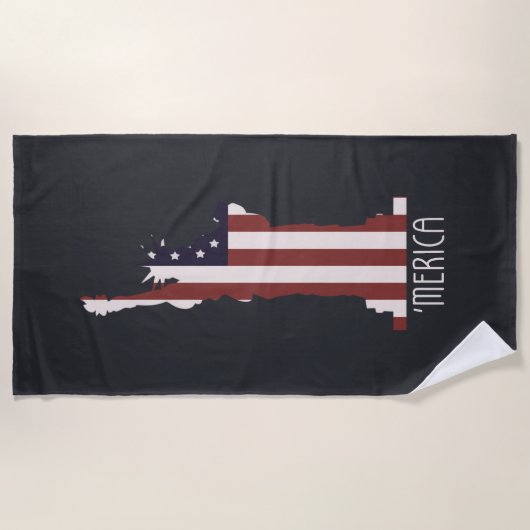 Amerikaanse Vrijheid Strandlaken (Voorkant)