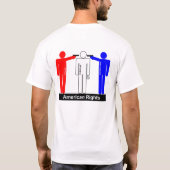 Amerikaanse vrijheid? t-shirt (Achterkant)