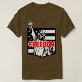 AMERIKAANSE VRIJHEID T-SHIRT (Design voorkant)