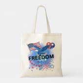 Amerikaanse vrijheid tote bag (Achterkant)