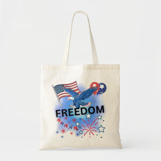 Amerikaanse vrijheid tote bag (Voorkant)