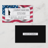 amerikaanse vrijheid visitekaartje (Voorkant / Achterkant)