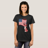 Amerikaanse vrijheidsdieren t-shirt (Voorkant volledig)