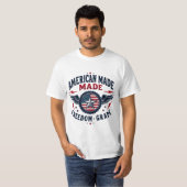 Amerikaanse Vrijheidsgraad Patriottisch T-shirt (Voorkant volledig)