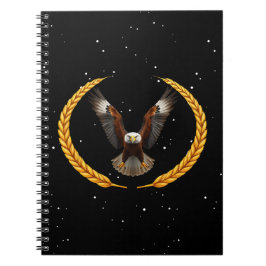 Amerikaanse vrijheidsscène | patriottische adelaar notitieboek