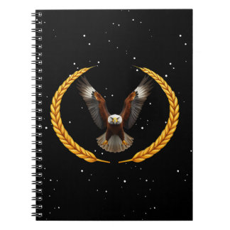 Amerikaanse vrijheidsscène | patriottische adelaar notitieboek