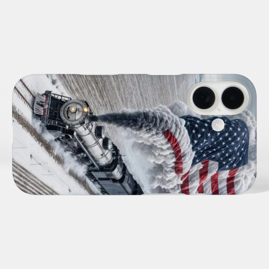 Amerikaanse vrijheidstrein Case-Mate iPhone case (Achterkant (horizontaal))
